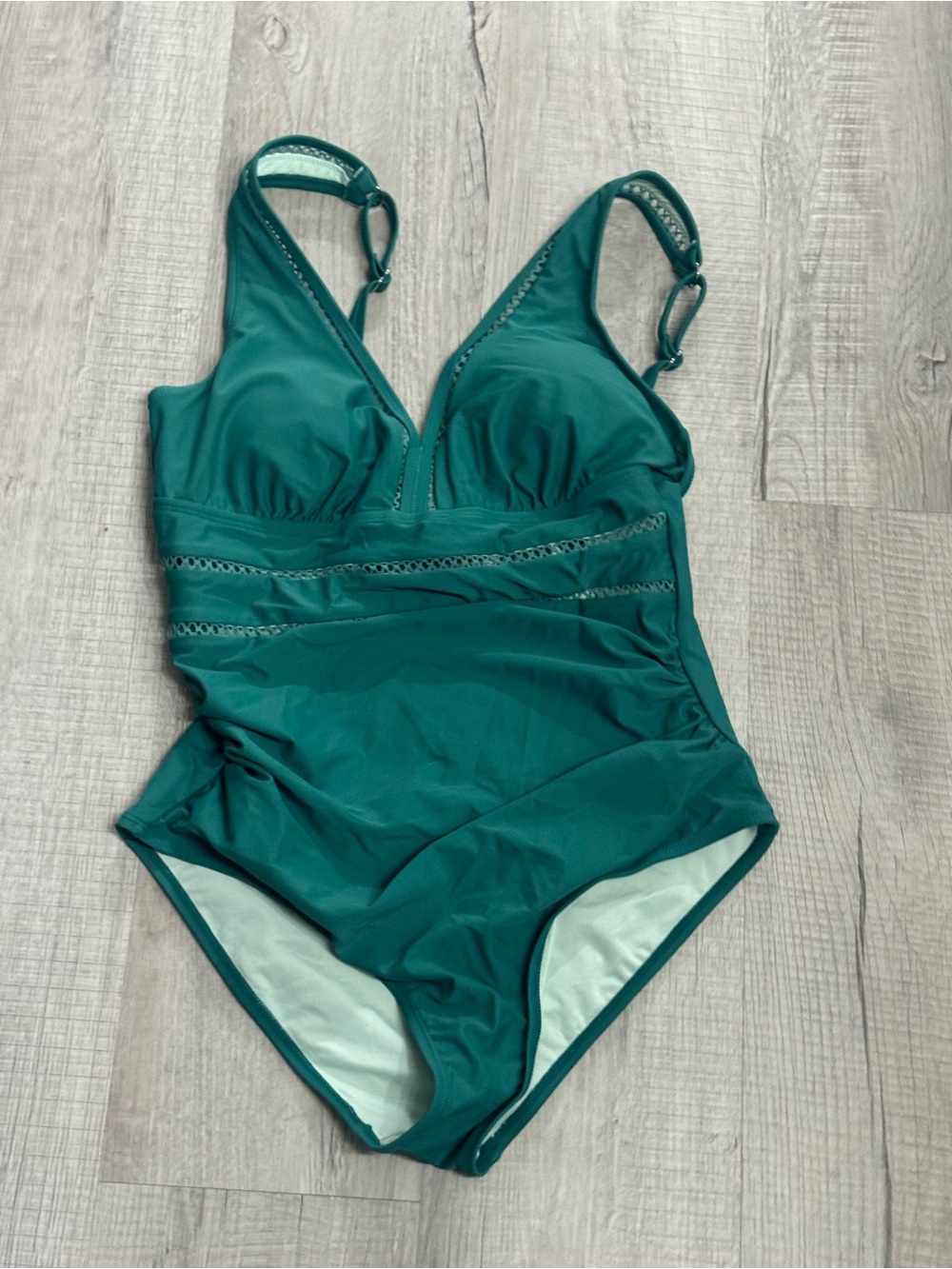 Cupshe Teal One-Piece Swimsuit